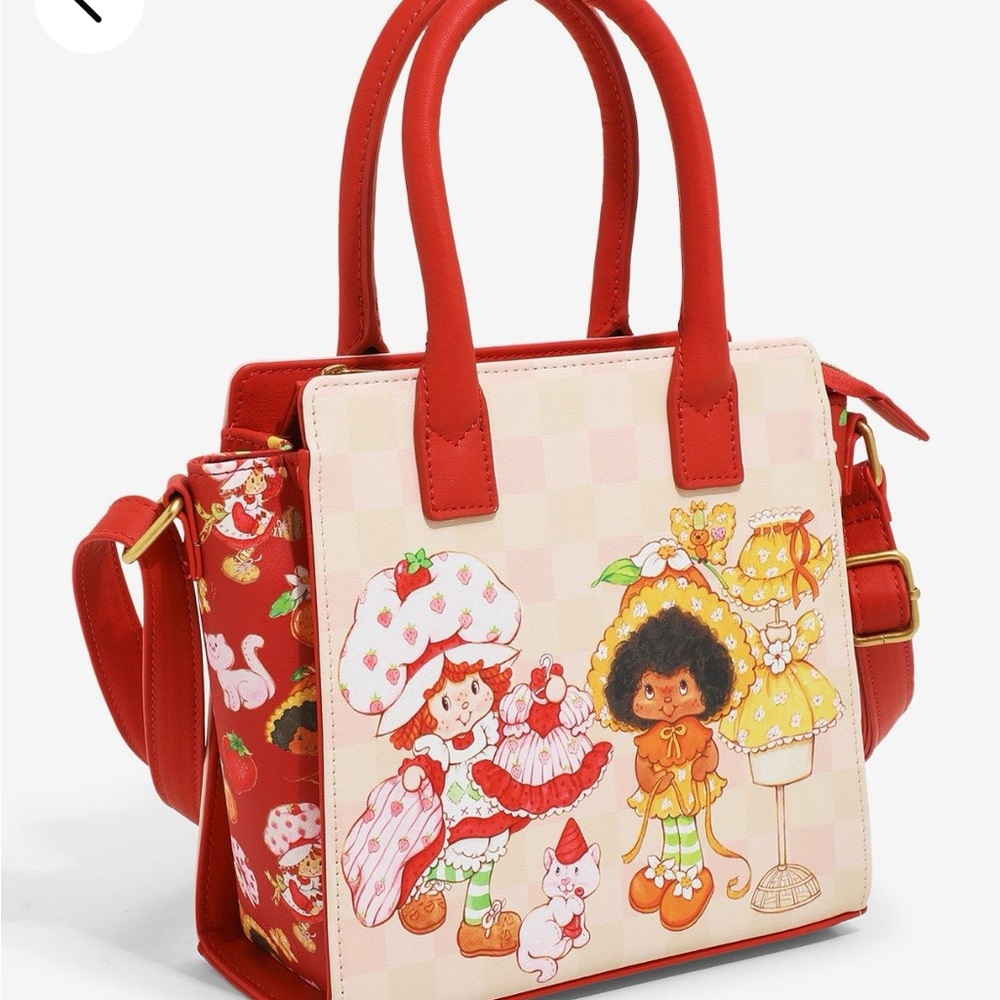 Loungefly Strawberry Shortcake & Orange Blossom Mini Satchel bag - Picture 3 of 4